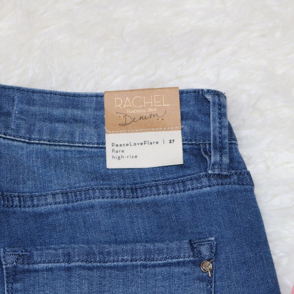 NWT RACHAEL Rachael Roy High Rise Flare Size 27 - Picture 7 of 7